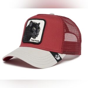 Goorin Bros. The Panther Big Cats The Farm Red and Grey Trucker Hat